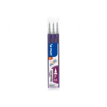 Lot De 3 Recharges Encre Effaçable Pilot - Frixion Point - Violet - Pointe Fine