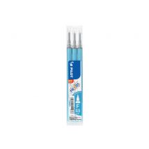 Lot De 3 Recharges Encre Effaçable Pilot - Frixion Point - Turquoise - Pointe Fine