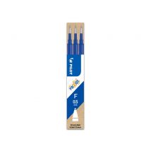 Lot De 3 Recharges Pour Stylo Roller Effaçable Pilot - Frixion Ball & Frixion Ball Clicker - Bleu - Pointe Fine