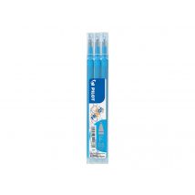 Lot De 3 Recharges Pour Stylo Roller Effaçable - Turquoise - Frixion Ball & Frixion Ball Clicker- Pointe Fine - Pilot