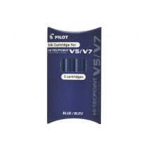 Pochette De 3 Recharges Pour V5-v7 Rechargeable - Bleu - Pilot