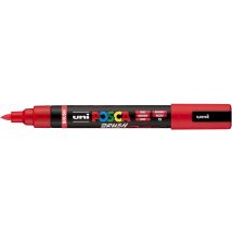 Marqueur Pointe Moyenne - Posca - Rouge - Brush