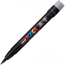Marqueur Posca - Pointe Pinceau - Noir - Pcf350