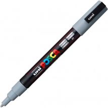 Marqueur Posca - Pointe Conique Fine - Gris - Pc3m