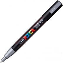 Marqueur Pointe Conique Fine - Posca - Argent - Pc3m