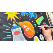 Marqueur Posca - Pointe Conique Moyenne - Bleu Foncé - Pc5m