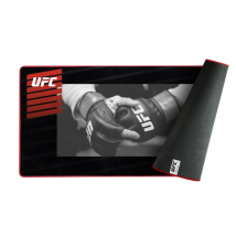 Tapis De Souris Gaming Xxl - Konix - Ufc - Noir Et Rouge