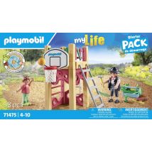 Playmobil - Charpentier Avec Tourelle De Jeu - 71475 - Playmobil My Life