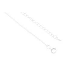 Collier Court Maille Gourmette Fine Créalia - Argenté