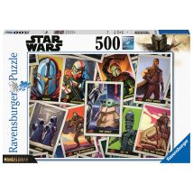 Puzzle Star Wars Mandalorian / Bébé Yoda - 500 Pièces - Ravensburger