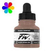 Encre Artists Fw 29.5ml Shimmering Red - Daler Rowney