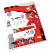 Coffret Découverte Peinture À L'Huile - 12 Tubes De 12 Ml Et 3 Pinceaux - Daler-rowney - Simply