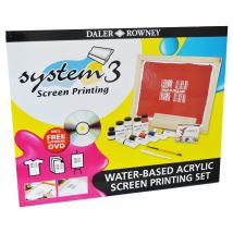 Kit De Sérigraphie - Acrylique À Base D'Eau - System3 - Daler Rowney