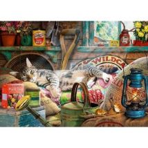Puzzle 1000 Pièces - Snoozing In The Shed - Gibsons