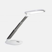 Lampe De Bureau Daylight - Foldi Go - Led - 5 W - Blanc, Argent