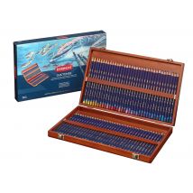 Coffret Dessin En Bois - Derwent - Inktense - 72 Crayons