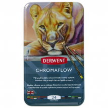 Boïte De 24 Crayons Derwent - Chromaflow