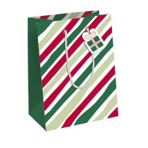 Sac Cadeau Clairefontaine - Ho Ho Ho - Taille M 21,5 X 10,2 X 25,3 Cm