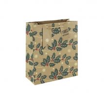Sac Cadeau Clairefontaine - Houx - Taille M 21,5 X 10,2 X 25,3 Cm