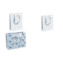 Sac Cadeau De Noël - Empreintes, Grand Format - Clairefontaine