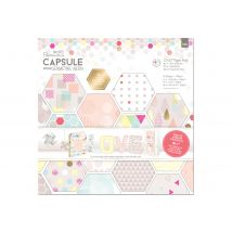 36 Feuilles Scrapbooking - Geometric Neon - 30.5 X 30.5 Cm Scrapbooking