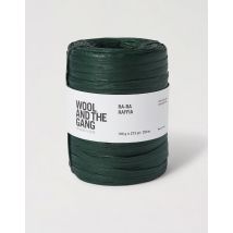 Fil À Crocheter Wool And The Gang - Ra-ra Raffia - Vert Bouteille 316 - Wool And The Gang