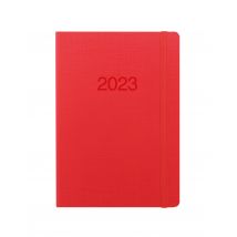 Agenda Civil Semainier 2023 - Memo - 14,8 X 21 Cm - Filofax - Rouge