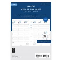 Recharge Pour Agenda Semainier 2024/2025 Letts Of London - Classic - Filofax