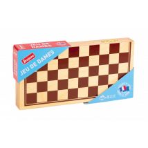 Jeu De Dames Coffret Pliant - Jeujura