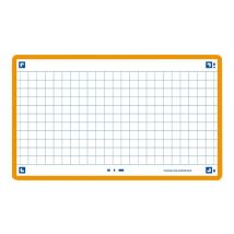 80 Flashcards - 7,5 X 12,5 Cm - Flash 2.0 Oxford - Petits Carreaux - Cadre Orange