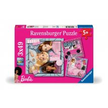 Puzzles 49 Pièces - Inspire Le Monde ! Barbie - Ravensburger - 3 Pièces