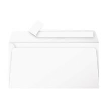 20 Enveloppes Pollen 110x220 Mm - Blanc - Clairefontaine