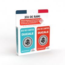 2 Jeux 54 Cartes Rami Ecopack - La Ducale