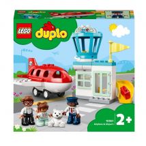 Avion Et Aéroport - Lego Duplo Ma Ville - 10961 - Duplo