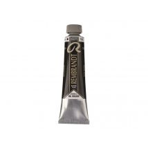 Peinture À L'Huile Rembrandt En Tube De 40 Ml - Royal Talens - Extra-fine - Noir Oxyde
