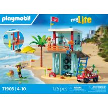 Playmobil - Poste De Secours & Voiturette De Plage - 71903 - Les Secours - Playmobil