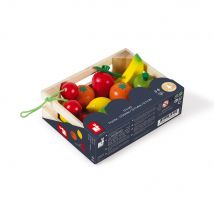 Cagette De 12 Fruits Bois - Janod