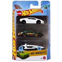Coffret De 3 Petites Voitures -hot Wheels