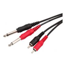 Shiver - 2 Rca /2 Jacks 6,35 Mm - 3m