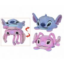 Peluche Réversible Stitch/angel - Lilo Et Stitch - 8 Cm