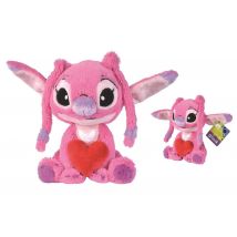 Peluche Disney - Angel Tenant Un Coeur - 25 Cm