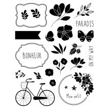 Planche De Clear Stamp On My Way - 19 Cm X 14 Cm - Artemio