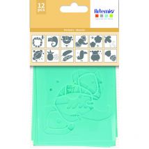 Lot De 12 Pochoirs - Safari - Artemio Scrapbooking