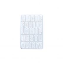 Moule En Silicone - Abc Majuscules - Jesmonite