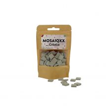 Tesselles De Mosaïque Unicraft - Gris Perle - 12 X 12 Mm - 100 G - Créalia