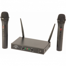Système De Microphone Sans-fils Uhf À 2 Canaux Party Light & Sound - 200uhf-mkii