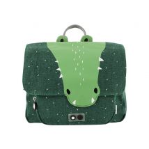 Cartable Maternelle Trixie Baby - Vert - M. Crocodile - 1 Compartiment