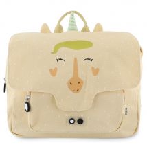 Cartable Maternelle Trixie Baby - Beige - Mme Licorne - 1 Compartiment