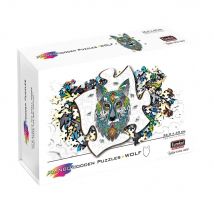 Puzzle En Bois - Loup - 137 Pièces - Rainbowooden - Gigamic