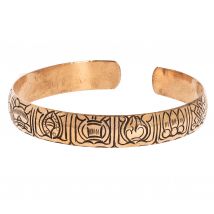 Bracelet De Cuivre - 8 Symboles Auspicieux - Tierra Zen
